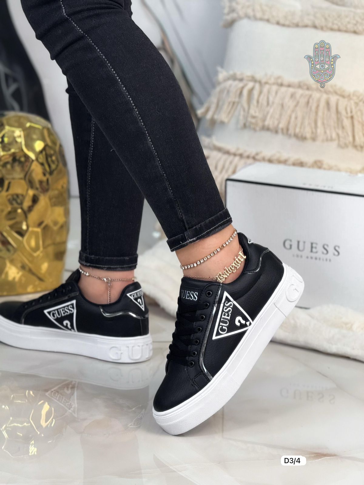 Guess - Tenis de Mujer - Calidad/Confort