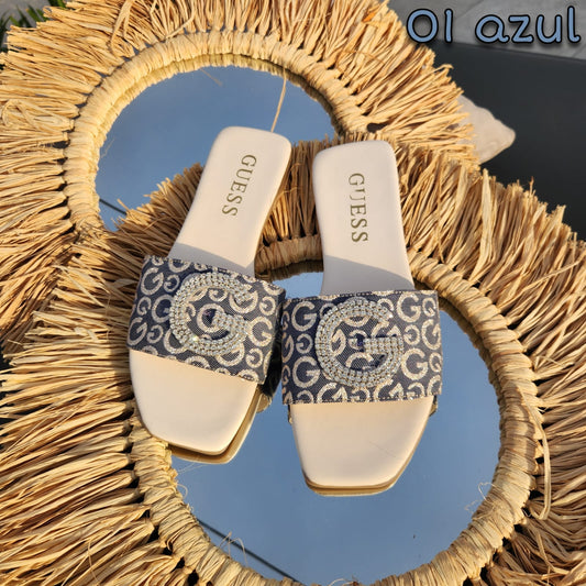 Guess - Sandalia de mujer - Calidad/Estilo